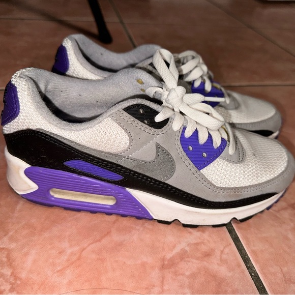Purple and Gray Nike Air Max - Picture 1 of 3